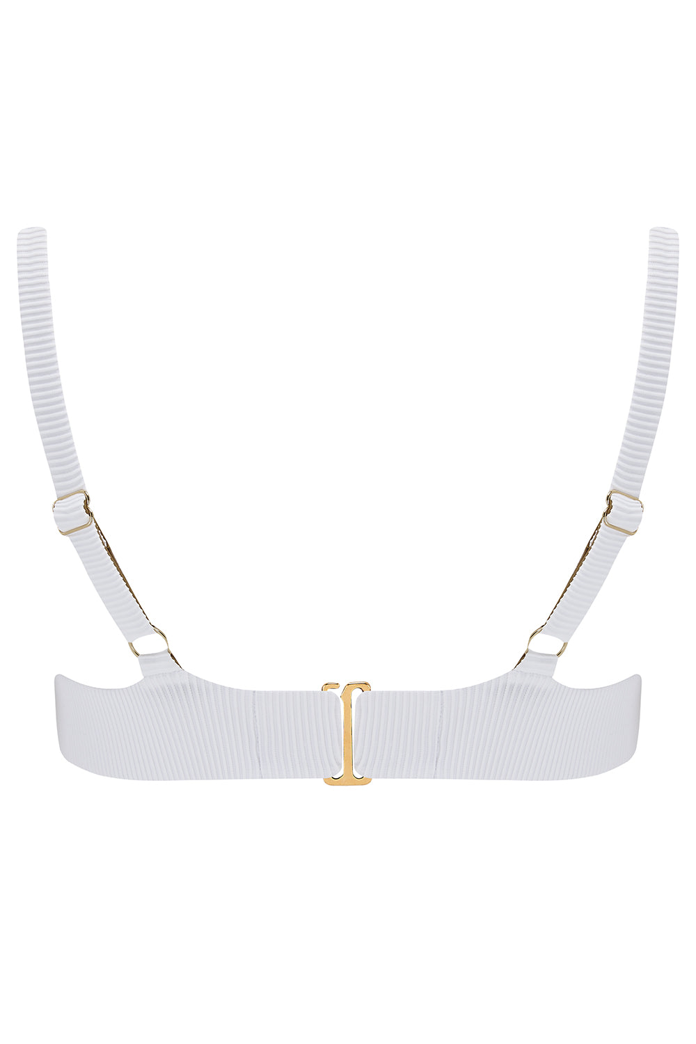 Abella Revivre Triangle Bikini Bra White Back