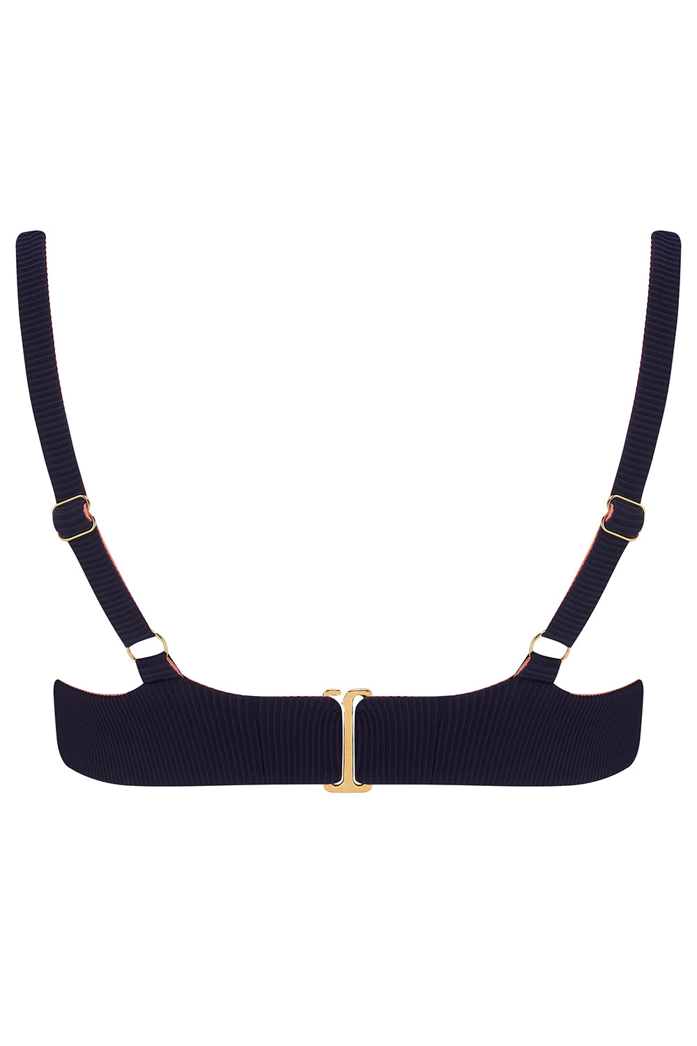 Abella Triangle Bikini Bra Blue Back