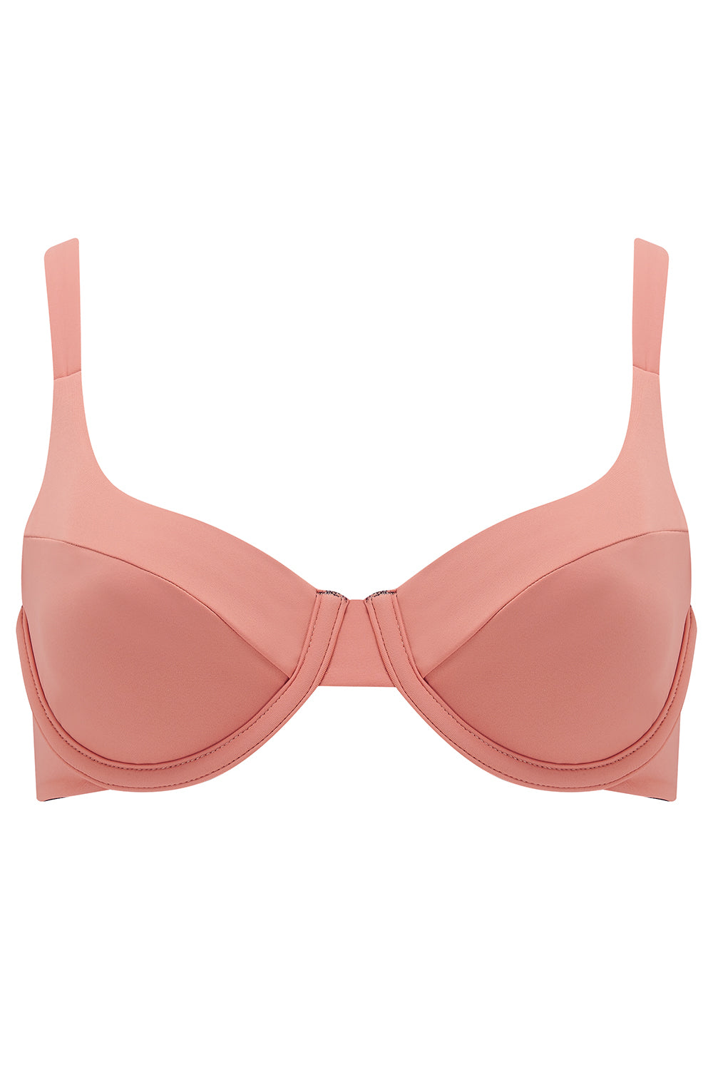 Celine Underwire Bikini Bra Pink Front